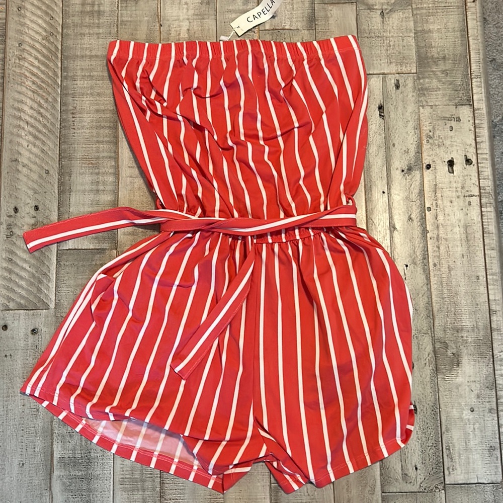 Stripped romper